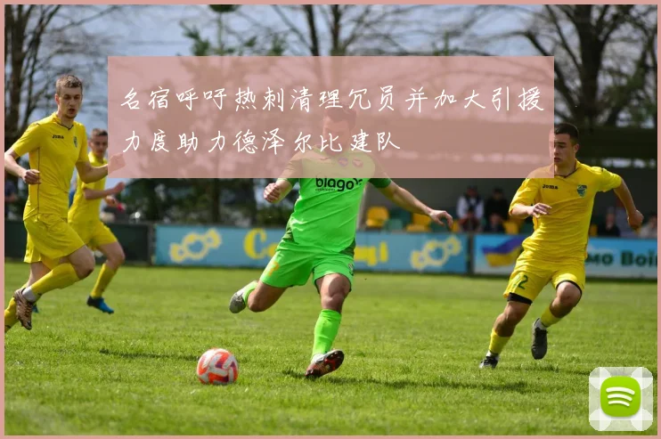 名宿呼吁热刺清理冗员并加大引援力度助力德泽尔比建队