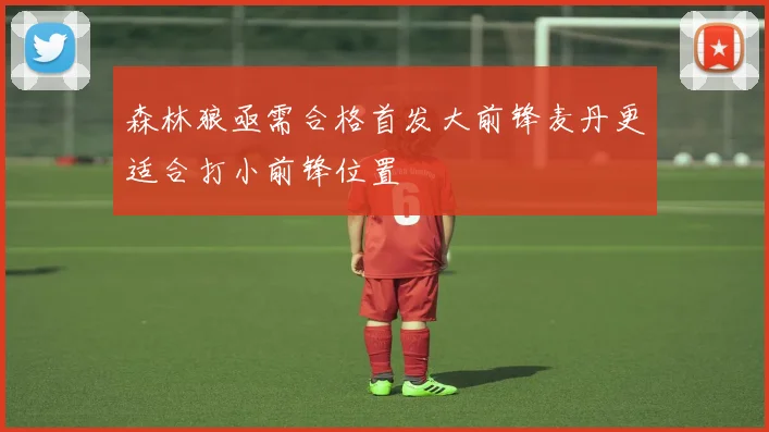 森林狼亟需合格首发大前锋麦丹更适合打小前锋位置